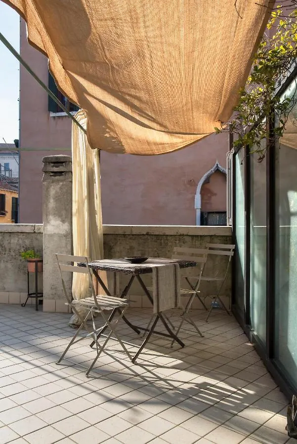 Tre Sestieri Terrace Canal View Venice Italy
