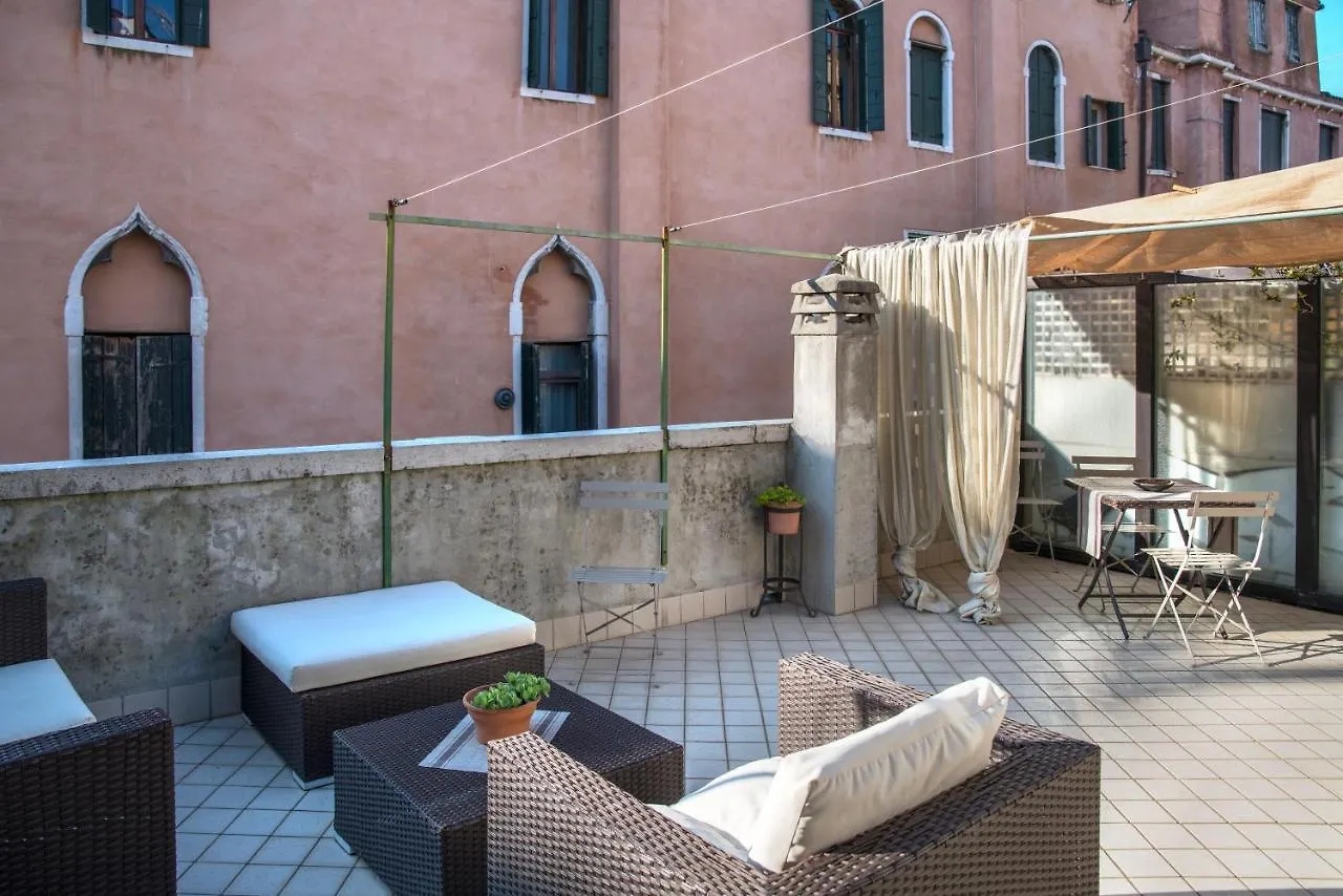 Tre Sestieri Terrace Canal View Venice Italy